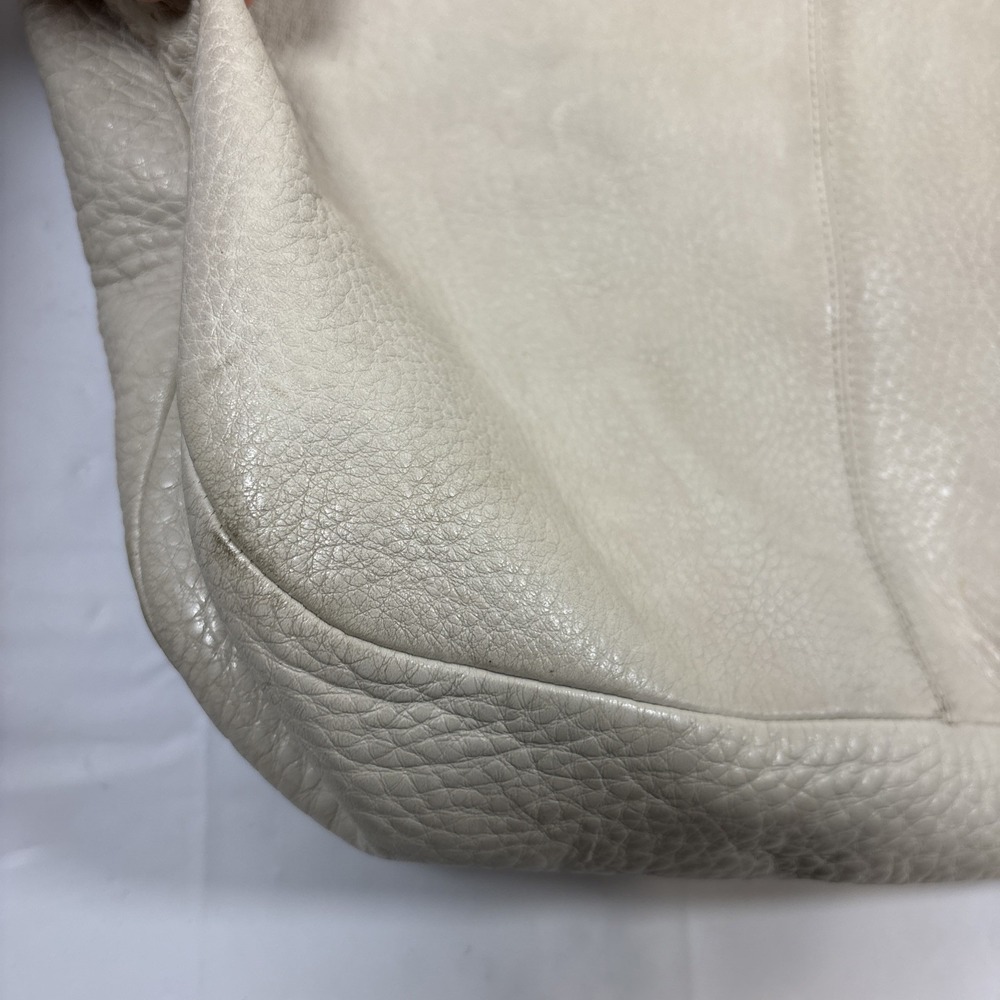 VTG Coach Julia Hobo Shoulder Bag Beige Oatmeal Pebble Leather Slouchy Purse Y2K - Picture 14 of 16